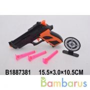 Пистолет с присосками и мишень в пак. в кор.4*120шт | фото №0