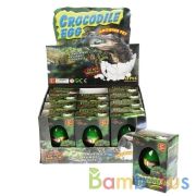 Игрушка пластизоль растущая, крокодил в яйце в кор. в дисплее уп-12шт в кор.30уп | фото №0