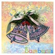 МОЗАИКА ИЗ ПАЙЕТОК НА ХОЛСТЕ "КОЛОКОЛЬЧИКИ" в кор.6шт | фото №0