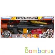 ГРАНАТОМЕТ РУЧНОЙ, ИГРАЕМ ВМЕСТЕ, НА БАТ. СВЕТ+ЗВУК, СТРЕЛЯЕТ В КОР. 53*22*7СМ в кор.2*18шт | фото №0