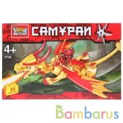 КОНСТРУКТОР "ГОРОД МАСТЕРОВ" САМУРАЙ НА ДРАКОНЕ, 95 дет. В РУСС. КОР. в кор.50шт | фото №0