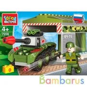 Конструктор ТАНК в гараже, 66 дет. Город мастеров в кор.80шт | фото №0