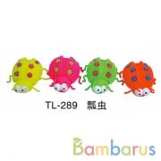 Игрушка ёжик "божья коровка" со светом, 4 цвета, в дисплее ИГРАЕМ ВМЕСТЕ уп-12шт в кор.12уп | фото №0