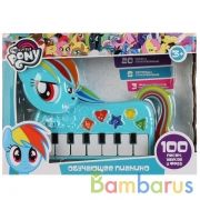 Обучающее пианино "My little Pony", на бат., 3 режима звучания в русс. кор. ТМ "Умка" в кор.48шт | фото №0