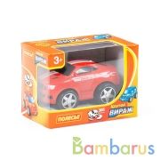 "КРУТОЙ ВИРАЖ", АВТОМОБИЛЬ ГОНОЧНЫЙ №1 ИНЕРЦИОННЫЙ (В КОРОБКЕ) в кор.24шт | фото №0