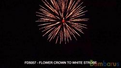 FD5057 FLOWER CROWN RED STROBE PISTILS5 | фото №0