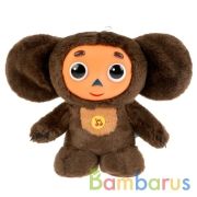 МЯГКАЯ ИГРУШКА "МУЛЬТИ-ПУЛЬТИ" ЧЕБУРАШКА С ПЛАСТИКОВОЙ МОРДОЧКОЙ ОЗВУЧ. РУСС.ЧИП 25СМ в кор.24шт | фото №0