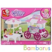 Конструктор пласт. кафе с фигурками, 78дет. в русс. кор. 19*14*4см в кор.72шт | фото №0