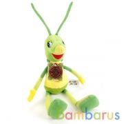 Игрушка мягкая ЛУНТИК кузнечик кузя, озвуч. в пак МУЛЬТИ-ПУЛЬТИ в кор.24шт | фото №0