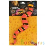 Игрушка пластизоль Играем Вместе Королевская змея (тянучка) на карт. (русс. уп.) в кор.2*120шт | фото №0