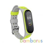 Сменный браслет Xiaomi Mi Band 5/6 Sport (Gray Green) | фото №0