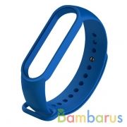 Сменный браслет Xiaomi Mi Band 5 однотонный (Темно-синий) | фото №0