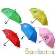 Зонт цветной Одноцвет 45см, ткань, в ассорт. в пак. в кор.120шт | фото №0