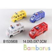 Машина инерц. цвет в ассорт. 8118 в пак. в кор.4*144шт | фото №0