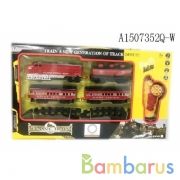 Железная дорога р/у свет+звук PYM8 в кор. в кор.24шт | фото №0