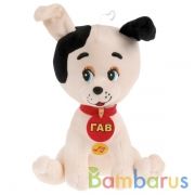 Игрушка мягкая Остер Г. щенок, м.ф "котенок гав" 23см, муз. чип, в пак. МУЛЬТИ-ПУЛЬТИ в кор.24шт | фото №0