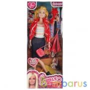 Кукла 29 см София, руки и ноги сгибаются, в комплекте акс КАРАПУЗ в кор.24шт | фото №0