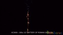 XC3005 roman candles white 0,5" | фото №0