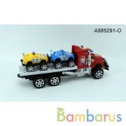 Трейлер инерц. с 2-мя машинками в пак. в кор.2*60шт | фото №0