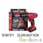 Набор строит. инструментов (дрель на бат.) T1804 в кор. в кор.2*24шт | фото №0