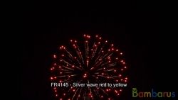 fr4145 SILVER WAVE RED TO YELLOW | фото №0