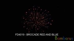 FD4019 CROWN CHRYS RED to BLUE 4" 4шт | фото №0