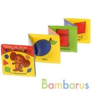 "Умка". Цвета и формы с Чебурашкой. Книга-раскладушка для ванной. Формат: 8х8см. 14 стр. в кор.60шт | фото №0