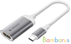 Адаптер Deppa USB Type-C - HDMI для MacBook (Графитовый) | фото №0