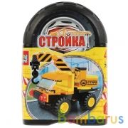 Конструктор "Город мастеров" стройка: кран, 32дет. в банке (русс. уп.) в кор.72шт | фото №0