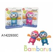 Заводная игрушка пингвин, цвет в ассорт, 9017A на карт. в кор.2*72шт | фото №0