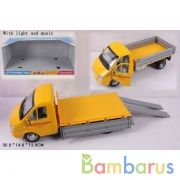 Машина грузовик, свет+звук, открыв. двери и кузов 9379C в русс. кор. 35*14*13см в кор.2*6шт | фото №0