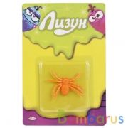 ЛИЗУН "ИГРАЕМ ВМЕСТЕ" ПАУК, ЦВЕТ В АССОРТ. НА КАРТ. (РУСС. УП.)  в кор.6*48шт | фото №0