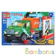 Конструктор "Город мастеров" газон некст: автомойка, с фигуркой, 113дет. в русс. кор. в кор.2*18шт | фото №0