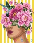 РИСОВАНИЕ ПО НОМЕРАМ НА ХОЛСТЕ, ЛЮБОВЬ,СЕРИЯ АРТ-ФЛОРА, РАЗМЕР 40*50 в кор.22шт | фото №0