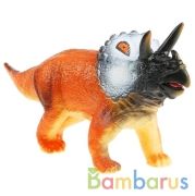 Игрушка пластизоль динозавр паразауролофы  37*9*13 см, хэнтэг, звук ИГРАЕМ ВМЕСТЕ в кор.2*36шт | фото №0