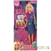 Кукла 29см София визажист, руки и ноги сгибаются, с акс. в кор. София и Алекс в кор.24шт | фото №0