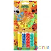 Свечи для торта "МИМИМИШКИ" (24шт) на блистере "Товары для праздника" в кор.288шт | фото №0