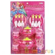 НАБОР ПОСУДЫ "ИГРАЕМ ВМЕСТЕ" НА БЛИСТЕРЕ (РУСС. УП.) в кор.2*24шт | фото №0