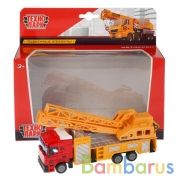 МАШИНА "ТЕХНОПАРК" МЕТАЛЛ. "АВТОКРАН" 15СМ, ПОДВИЖ. ЭЛЕМЕНТЫ В РУСС. КОР. в кор.2*36шт | фото №0