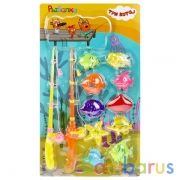 Игра рыбалка "ТРИ КОТА" цвет в ассорт. на карт., 53*30,5*4см ТМ "ИГРАЕМ ВМЕСТЕ" в кор.2*24шт | фото №0