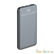 Внешний аккумулятор Deppa NRG Alum 10000 mAh, QC 3.0, Power Delivery 18W (Графитовый) | фото №0