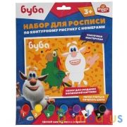 Набор д/дет тв-ва БУБА холст на карт. для росп. по ном. (17х23см) MultiArt в кор.50шт | фото №0
