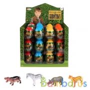 ДИКОЕ ЖИВОТНОЕ "ИГРАЕМ ВМЕСТЕ" В АССОРТ. В ЯЙЦЕ В ДИСПЛЕЕ (РУСС. УП.) УП-36ШТ в кор.2уп | фото №0