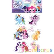 Гелев. многораз. наклейки 150*247мм МОЙ МАЛЕНЬКИЙ ПОНИ Умка уп-10шт в кор.20уп | фото №0