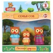 Пластизолевый набор фигурок семья сов в русс. кор. Добрые игрушки в кор.3*48шт | фото №0