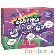 СЛАЙМ ФАБРИКА "МАЛИНА" НАБОР ДЛЯ ОПЫТОВ И ЭКСПЕРИМЕНТОВ ЮНЫЙ ХИМИК, 3 СЛАЙМА В НАБОРЕ. в кор.12шт | фото №0