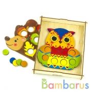 МОЗАИКА «ЁЖИК И СОВА» в кор.10шт | фото №0