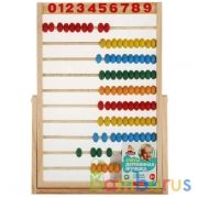 Игрушка деревянная счеты 30*20 Буратино в кор.100шт | фото №0