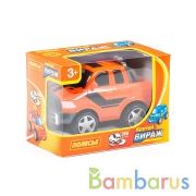 "КРУТОЙ ВИРАЖ", АВТОМОБИЛЬ ГОНОЧНЫЙ №4 ИНЕРЦИОННЫЙ (В КОРОБКЕ) в кор.24шт | фото №0