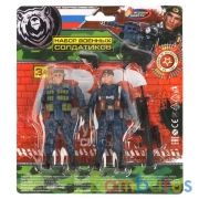 Набор солдатиков с оружием, с аксесс., блист. ТМ "ИГРАЕМ ВМЕСТЕ" в кор.2*96шт | фото №0